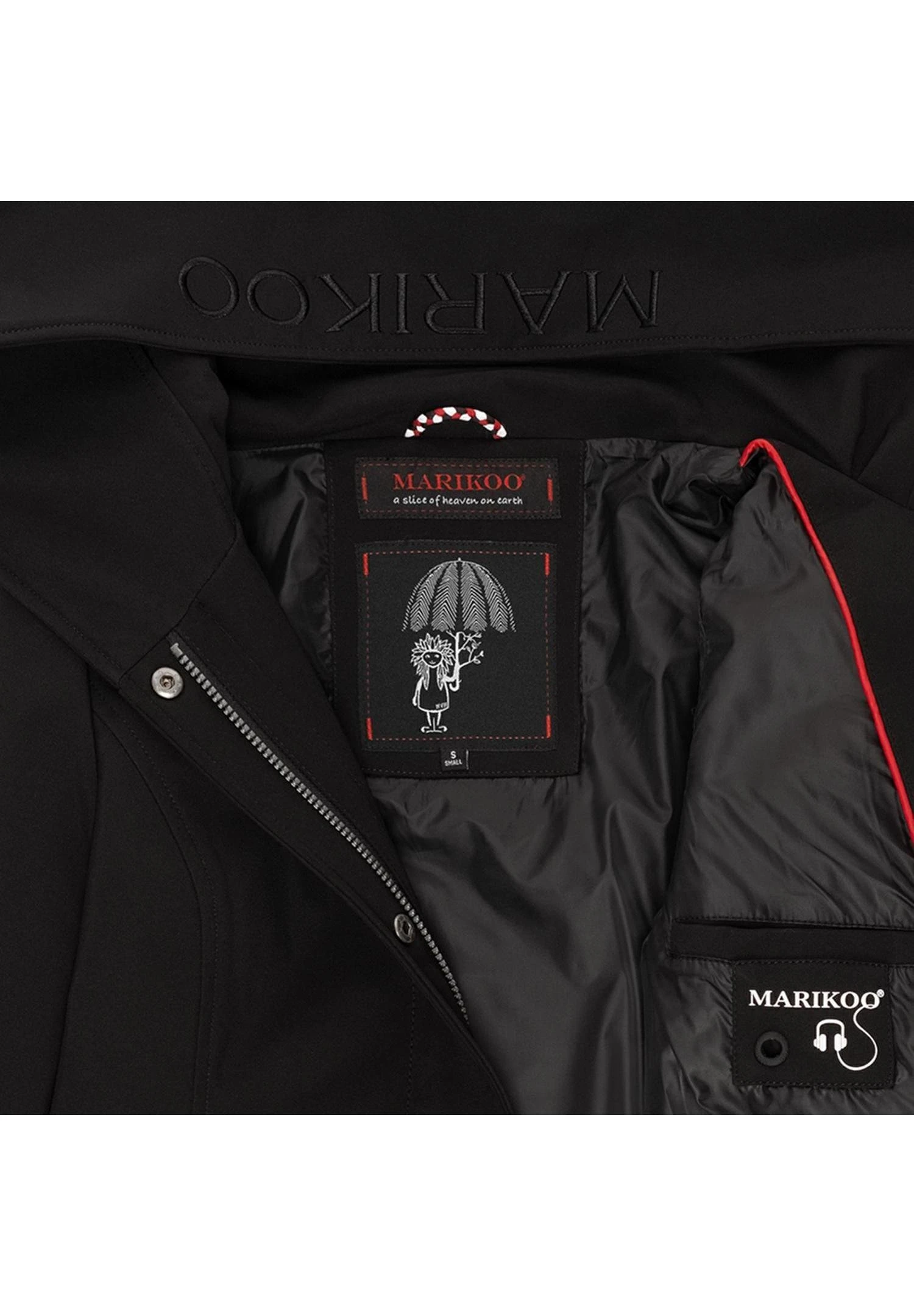 Marikoo Mayleen - Impermeabile - Black 5 Marikoo Mayleen - Impermeabile - Black - immagine 5