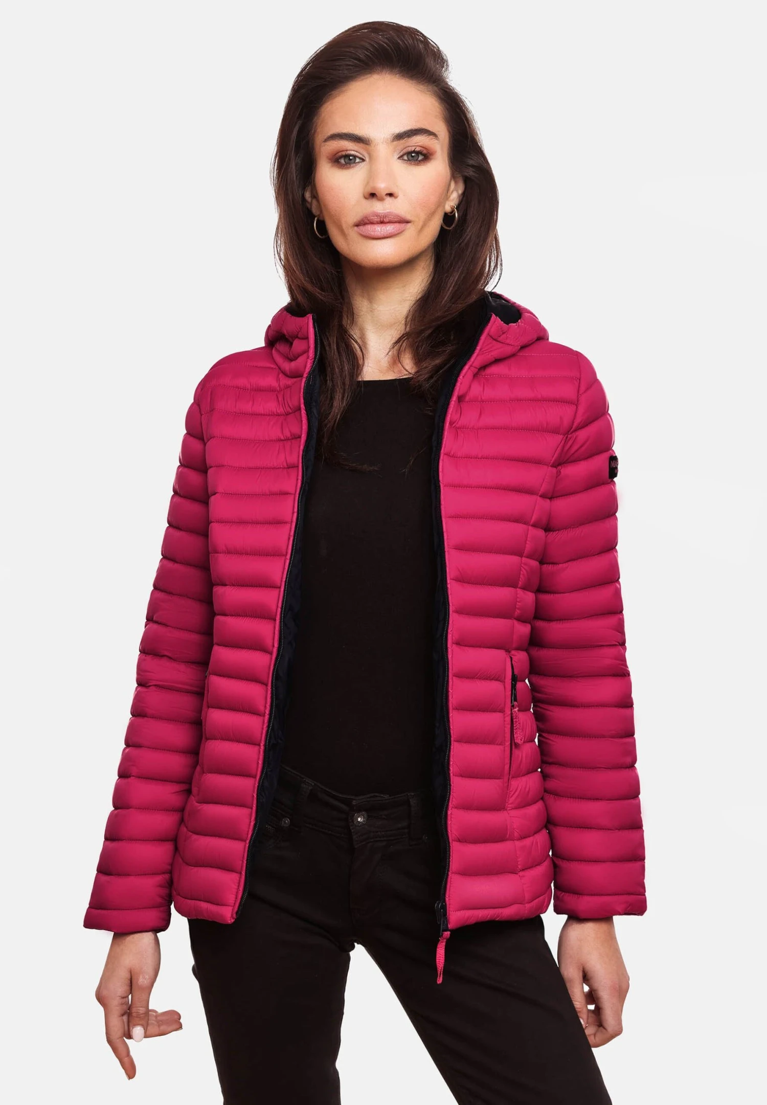 Marikoo AsraaGiacca Da Mezza StagioneFuchsia Donna Giacche E Blazer M5M21U00Z-J12 4 Marikoo AsraaGiacca Da Mezza StagioneFuchsia Donna Giacche E Blazer M5M21U00Z-J12 - immagine 4