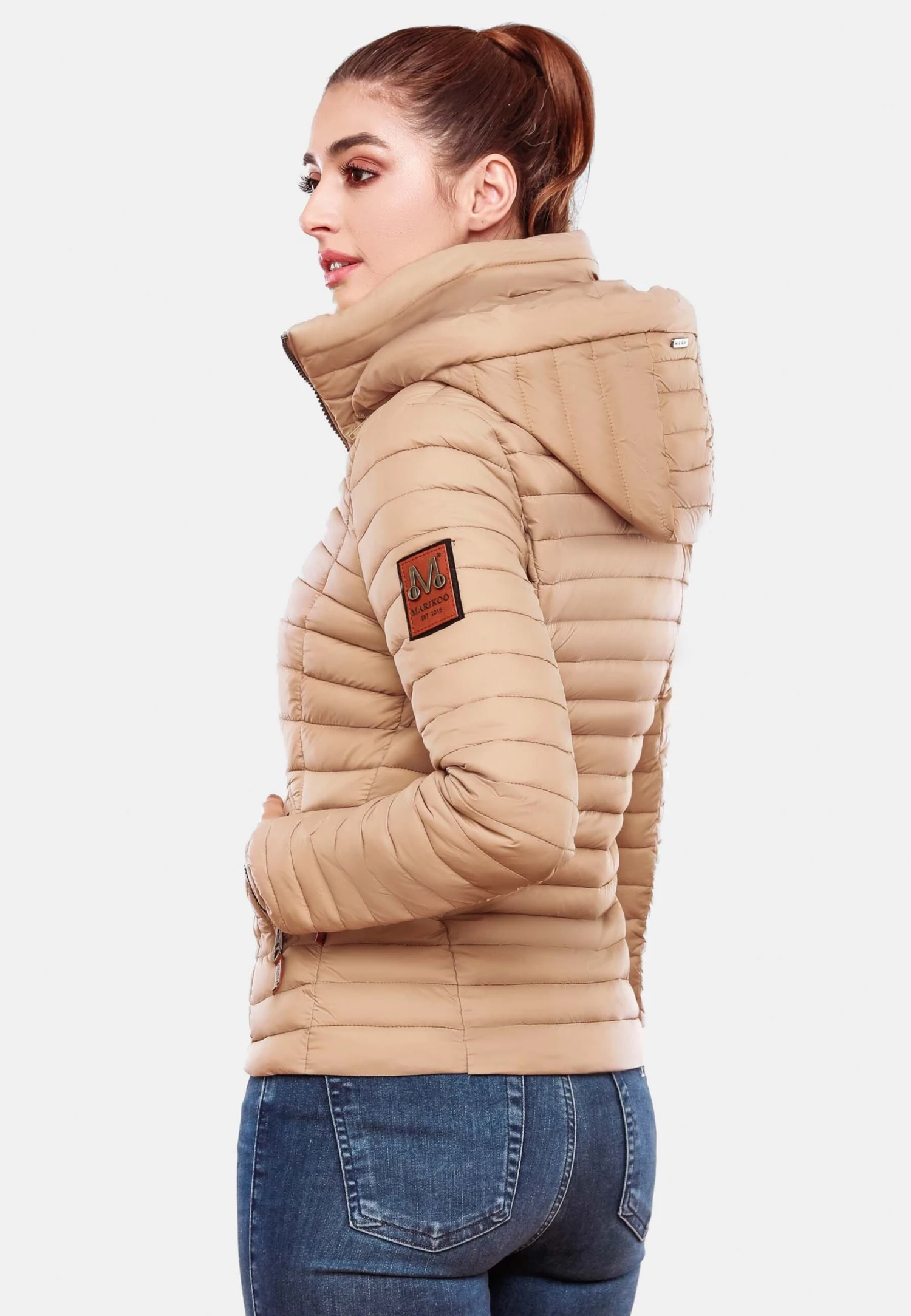 Marikoo LowenbabyGiacca Da Mezza StagioneTaupe Donna Giacche E Blazer M5M21U00S-B11 2 Marikoo LowenbabyGiacca Da Mezza StagioneTaupe Donna Giacche E Blazer M5M21U00S-B11 - immagine 2