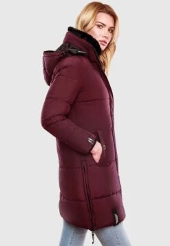 Marikoo StreliziaaCappotto InvernaleDark Red Melange Donna Cappotti M5M21U011-G12 -Marikoo Negozio aa63d7fe1e57459a9b61d1672d875517