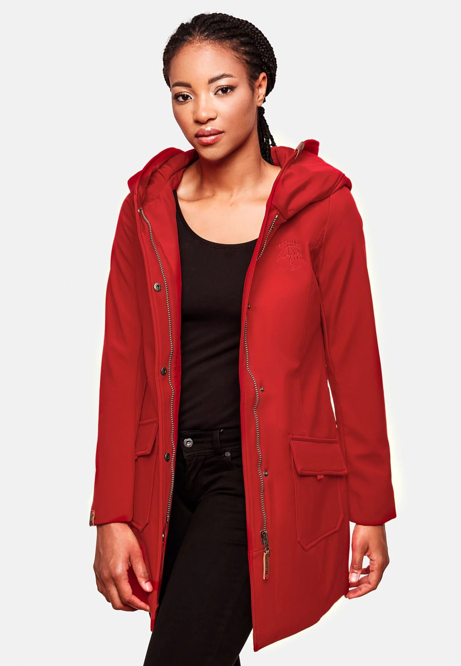 Marikoo MayleenImpermeabileLight Red Donna Cappotti M5M21U00V-G12 4 Marikoo MayleenImpermeabileLight Red Donna Cappotti M5M21U00V-G12 - immagine 4