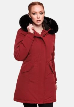 Marikoo KarmaaCappotto InvernaleBlood Red With Black Fur Donna Cappotti M5M21U00G-G14