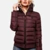 Marikoo PoisonGiacca InvernaleDark Red Melange Donna Giacche E Blazer M5M21G001-G13