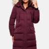 Marikoo Cappotto InvernaleDark Red Melange Donna Cappotti M5M21U017-G11