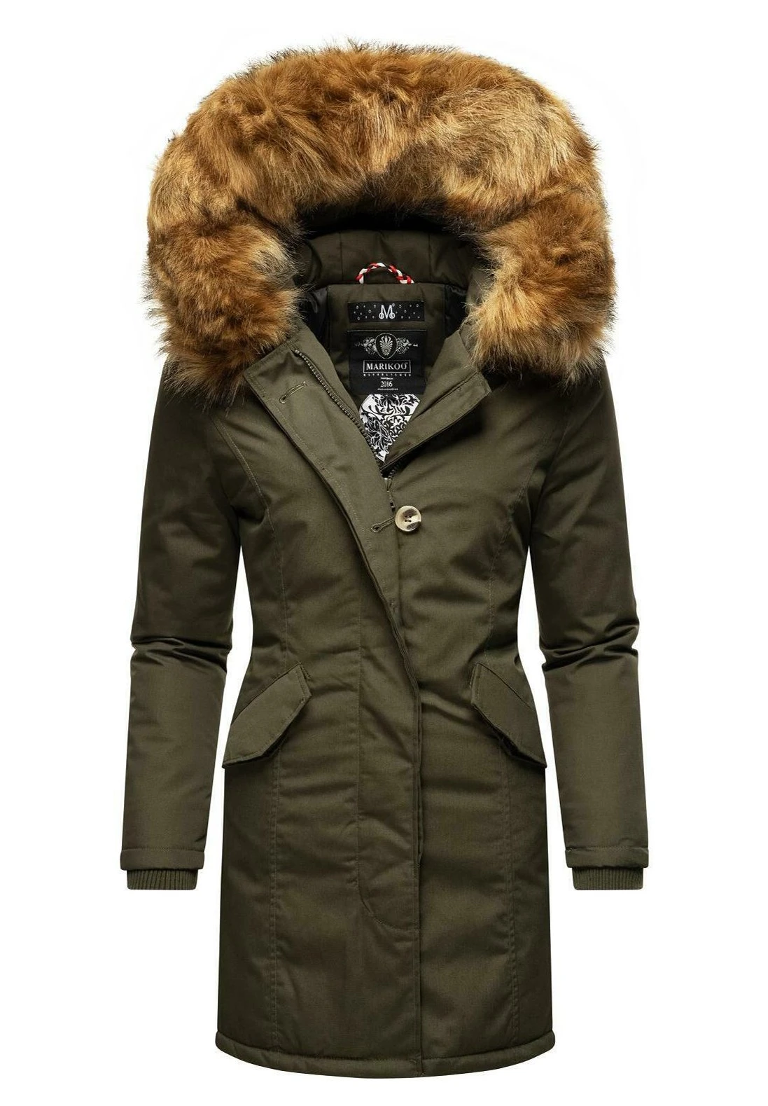 Marikoo KarmaaCappotto InvernaleOlive Donna Cappotti M5M21U002-N11 1 Marikoo KarmaaCappotto InvernaleOlive Donna Cappotti M5M21U002-N11