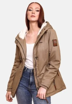 Marikoo BikooCappotto InvernaleTaupe Donna Cappotti M5M21U00J-B11 -Marikoo Negozio b5ff1e68483b419196b8038dd0409b3a