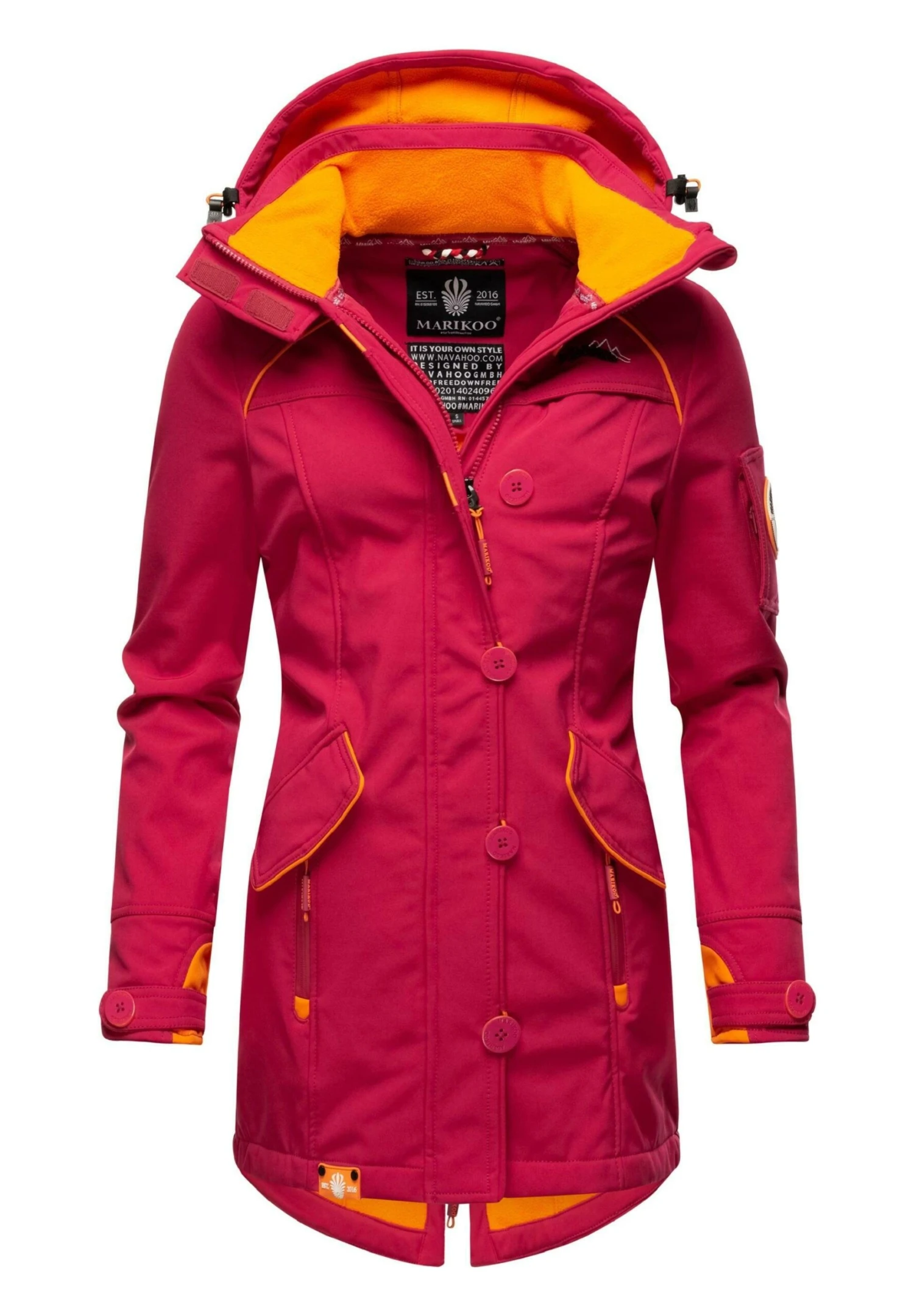 Marikoo Soulinaa - Parka - Fuchsia 5 Marikoo Soulinaa - Parka - Fuchsia - immagine 5