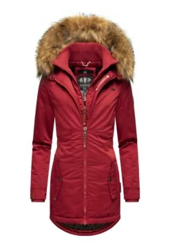 Marikoo SanakooCappotto InvernaleBlood Red Donna Cappotti M5M21U00P-G12 -Marikoo Negozio c5499e902b1c482dad4c8d7fa4cd81c8