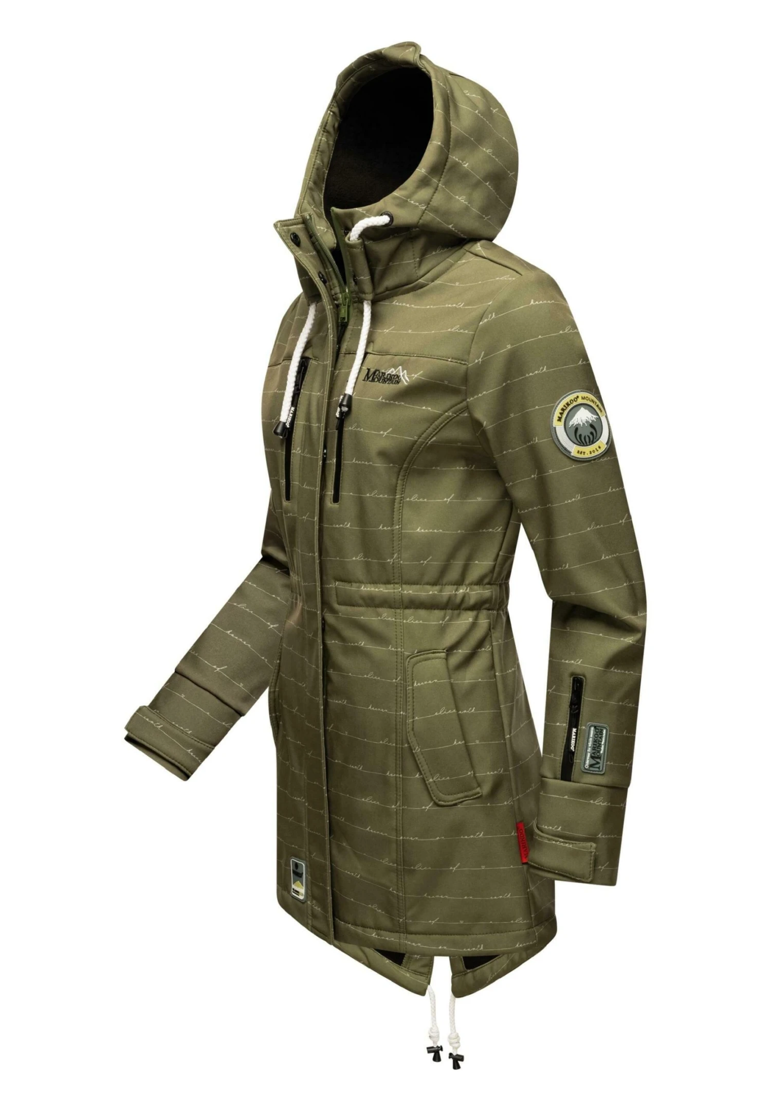 Marikoo Zimtzicke - Parka - Olive Lines 3 Marikoo Zimtzicke - Parka - Olive Lines - immagine 3