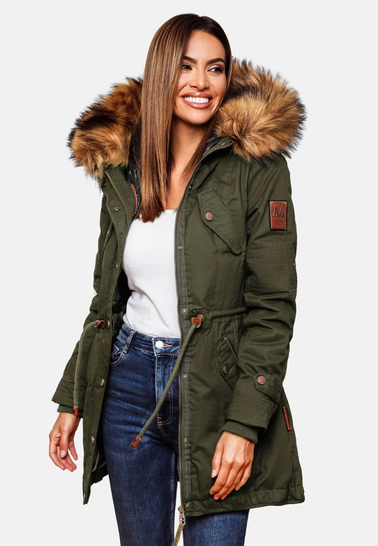 Marikoo Viva- Cappotto Invernale - Green 4 Marikoo Viva- Cappotto Invernale - Green - immagine 4