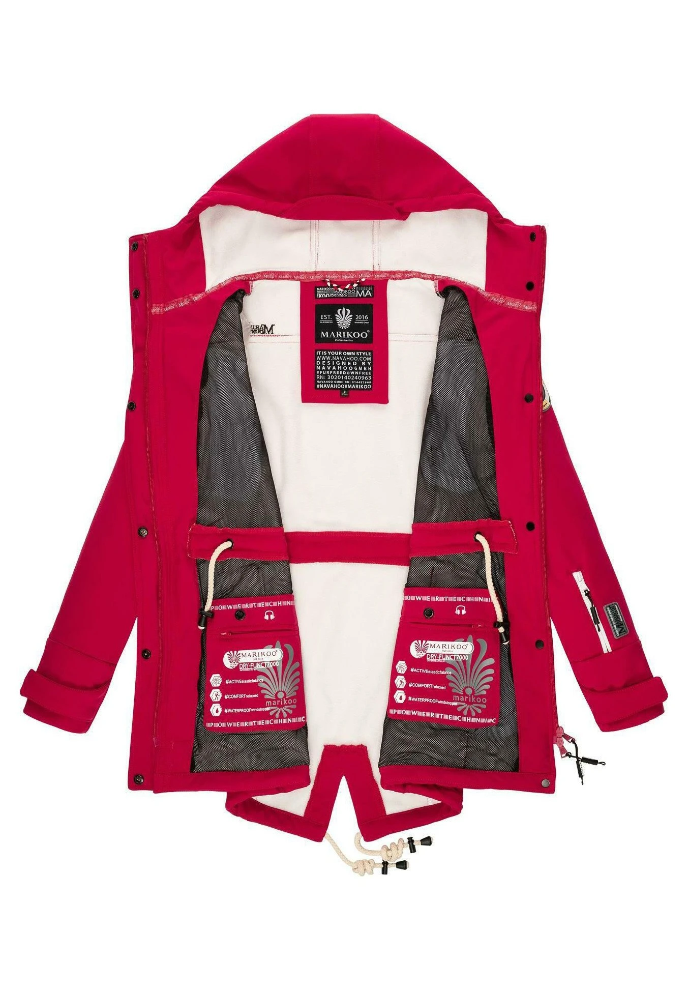 Marikoo Zimtzicke - Parka - Fuchsia 4 Marikoo Zimtzicke - Parka - Fuchsia - immagine 4