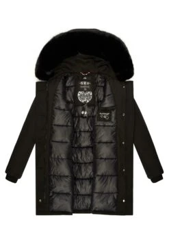 Marikoo KarmaaCappotto InvernaleBlack With Black Fur Donna Cappotti M5M21U00G-Q14 -Marikoo Negozio d91406f33dac479587c8be74f2af4b86