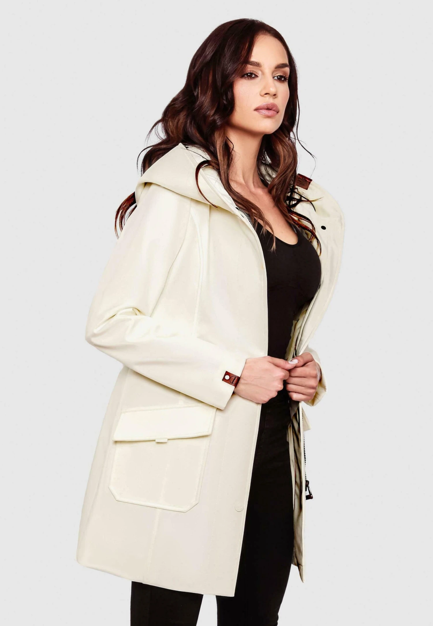 Marikoo MayleenImpermeabileOffwhite Donna Giacche E Blazer M5M21U00V-A11 4 Marikoo MayleenImpermeabileOffwhite Donna Giacche E Blazer M5M21U00V-A11 - immagine 4