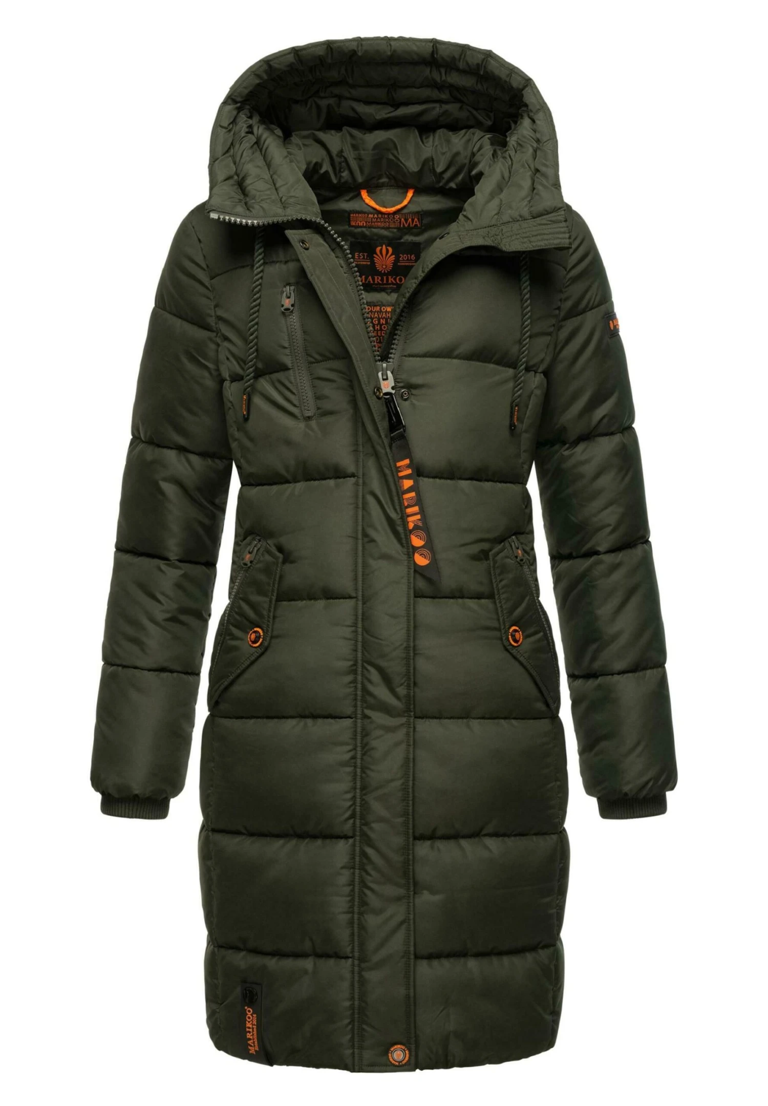 Marikoo YuikooCappotto InvernaleDark Olive Donna Cappotti M5M21U01K-N11 3 Marikoo YuikooCappotto InvernaleDark Olive Donna Cappotti M5M21U01K-N11 - immagine 3