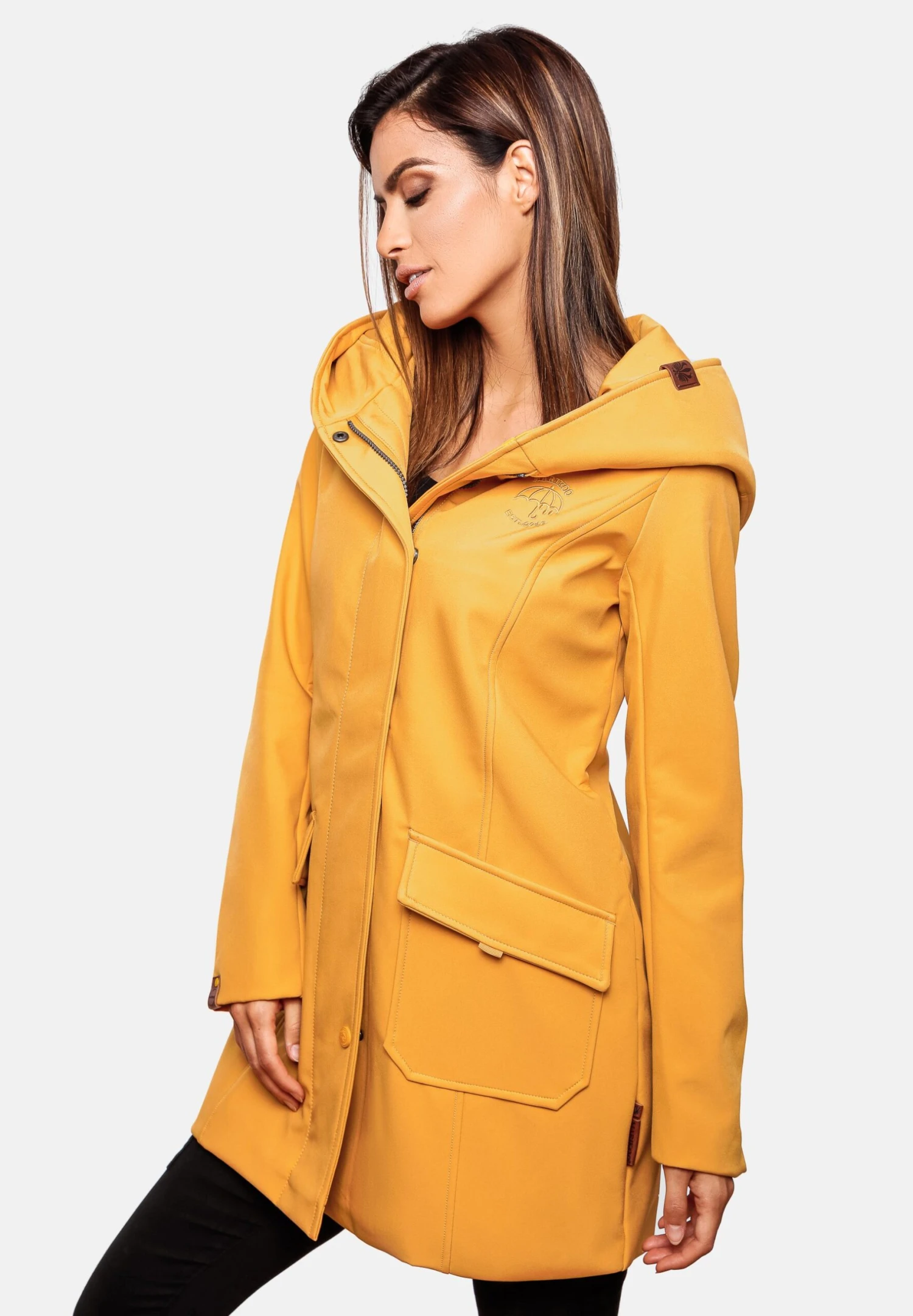 Marikoo MayleenImpermeabileAmber Yellow Donna Giacche E Blazer M5M21U00V-E12 3 Marikoo MayleenImpermeabileAmber Yellow Donna Giacche E Blazer M5M21U00V-E12 - immagine 3