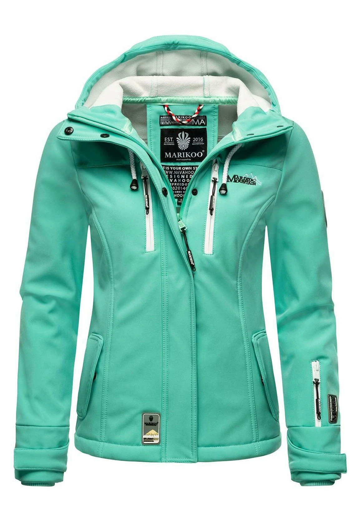 Marikoo FunktionsGiacca OutdoorAqua Green Donna Giacche E Blazer M5M21G00J-M12 8 Marikoo FunktionsGiacca OutdoorAqua Green Donna Giacche E Blazer M5M21G00J-M12 - immagine 8