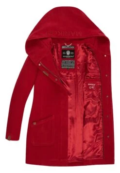Marikoo Cappotto Corto - Blood Red 7 Marikoo Cappotto Corto - Blood Red -Marikoo Negozio ee8a4b491dd24087a7c95dcffea6a8bd