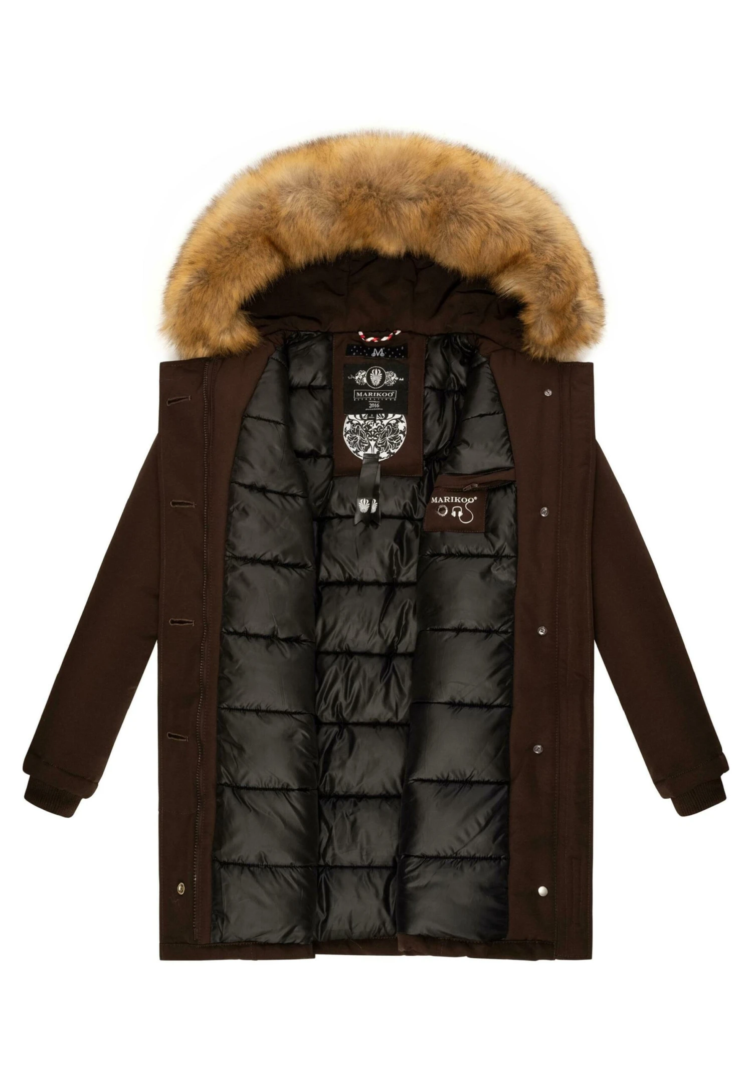 Marikoo Karmaa - Cappotto Invernale - Dark Choco 7 Marikoo Karmaa - Cappotto Invernale - Dark Choco - immagine 7