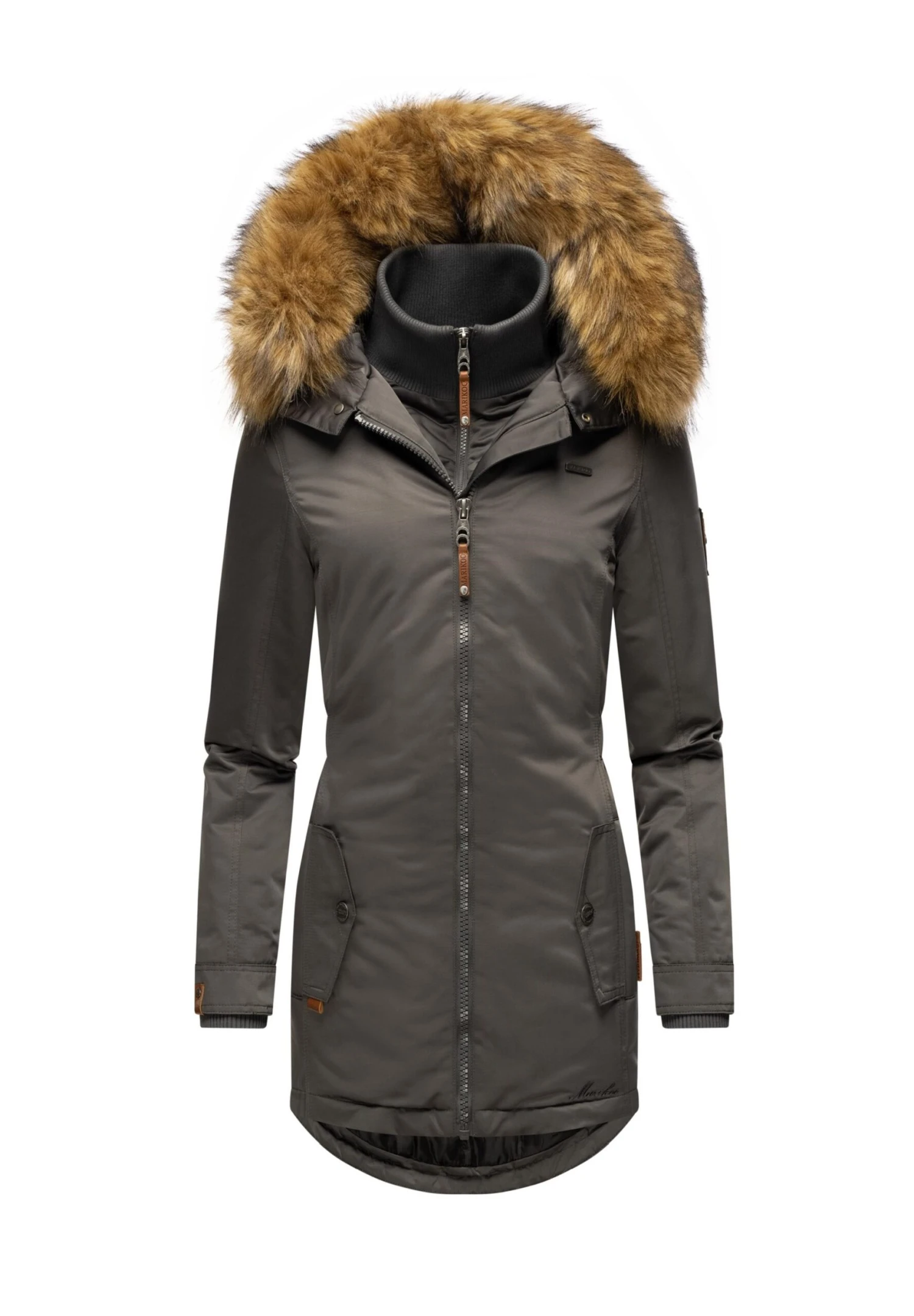 Marikoo SanakooCappotto InvernaleAnthracite Donna Cappotti M5M21U00P-C11 1 Marikoo SanakooCappotto InvernaleAnthracite Donna Cappotti M5M21U00P-C11