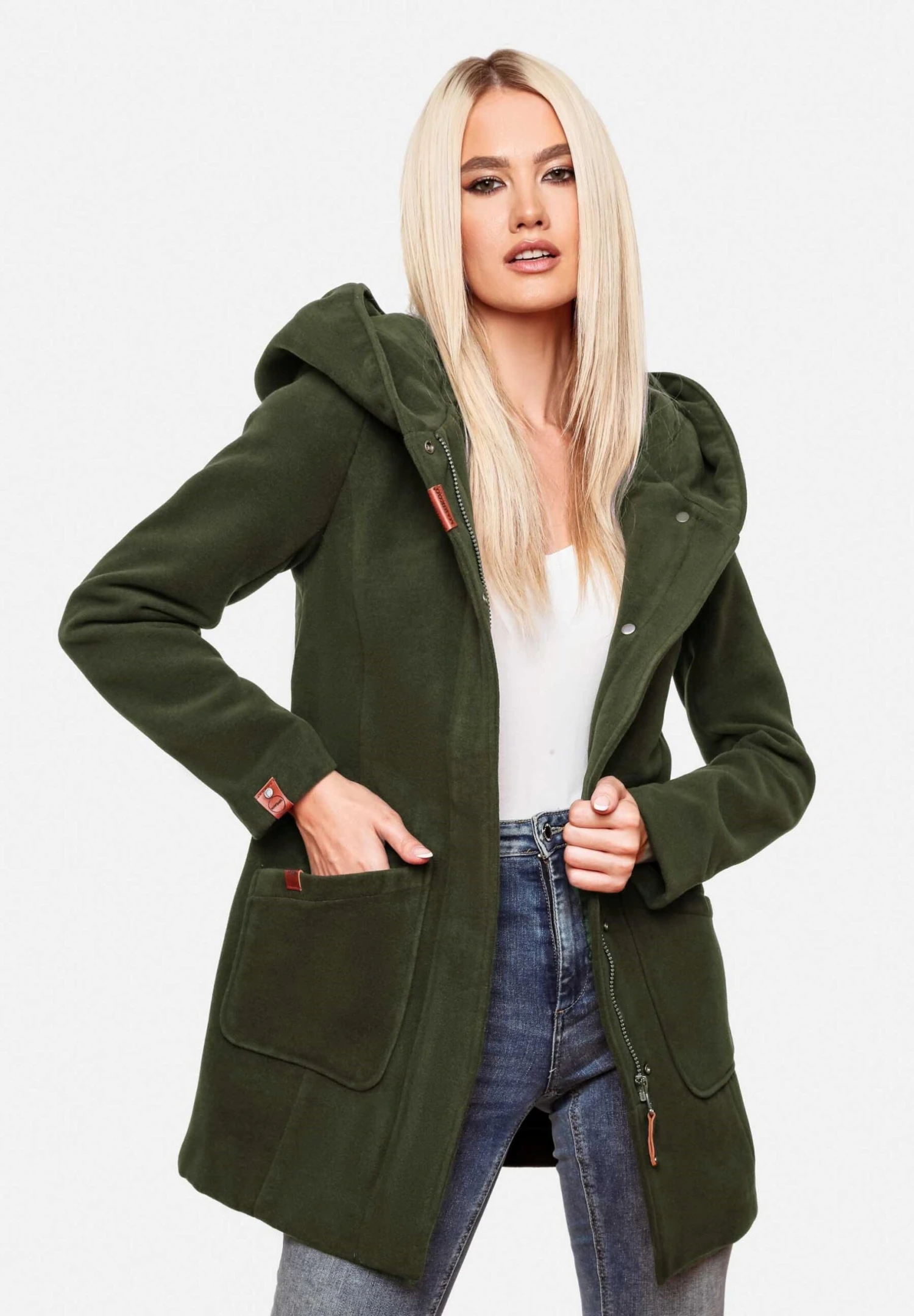 Marikoo Cappotto CortoForest Green Donna Cappotti M5M21U00Q-M11 4 Marikoo Cappotto CortoForest Green Donna Cappotti M5M21U00Q-M11 - immagine 4
