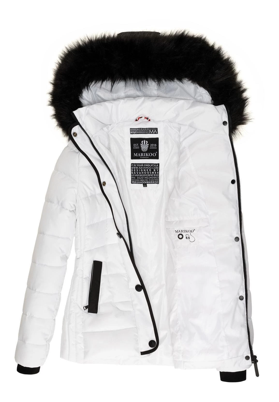 Marikoo Unique - Giacca Invernale - White 5 Marikoo Unique - Giacca Invernale - White - immagine 5